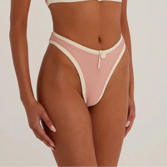 SAME Los Angeles The Grace Ribbed Bottom Pink - Picture 6 of 8